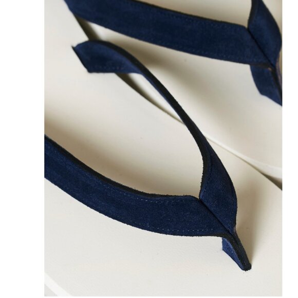 THE RESORT CO Nubuck Leather Flip-Flops main image 6